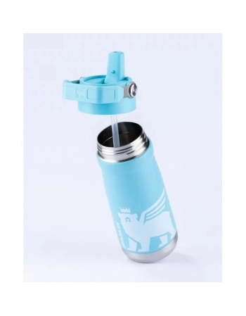 GARRAFA TÉRMICA FLIP STRAW KIDS STANLEY POOL 500ML