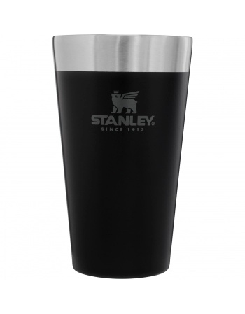 COPO TÉRMICO CERVEJA SEM TAMPA STANLEY - PRETO - 473ML
