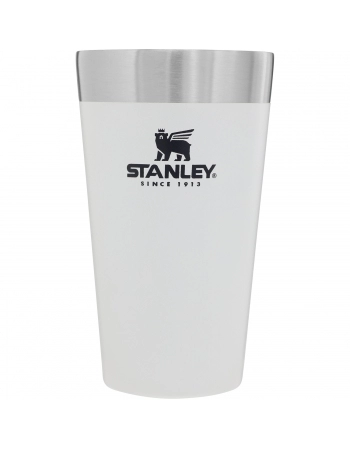 COPO TÉRMICO CERVEJA SEM TAMPA STANLEY - BRANCO (POLAR) - 473ML