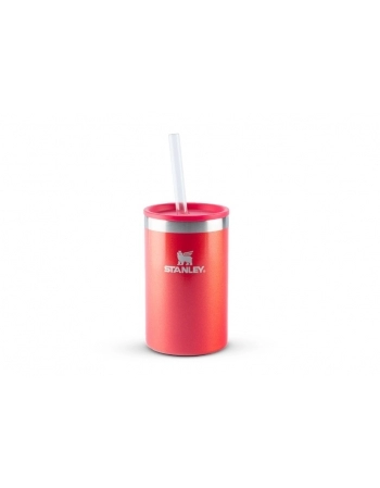 CAN COOLER COM CANUDO STANLEY CANDY SHIMMER 296 ML