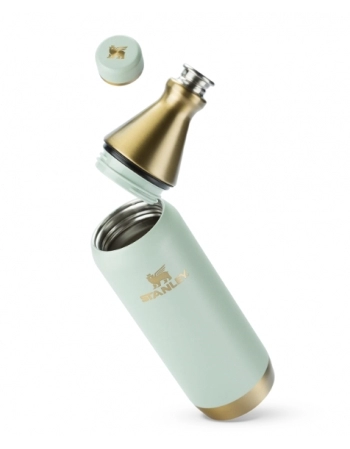 GARRAF TERM SLIM BOTTLE GILDED CELADON STANLEY 591 ML