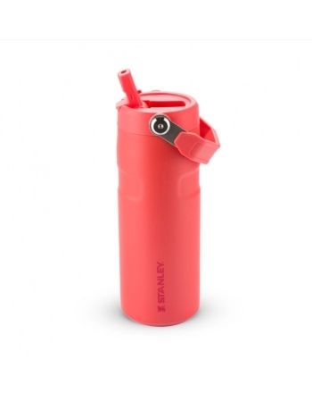 GARRAFA TERM AEROLIGHT FLIP STRAW HOT CORAL 473ML