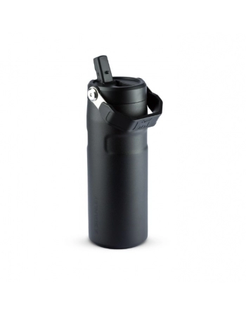 GARRAFA TERM AEROLIGHT FLIP STRAW BLACK 473 ML